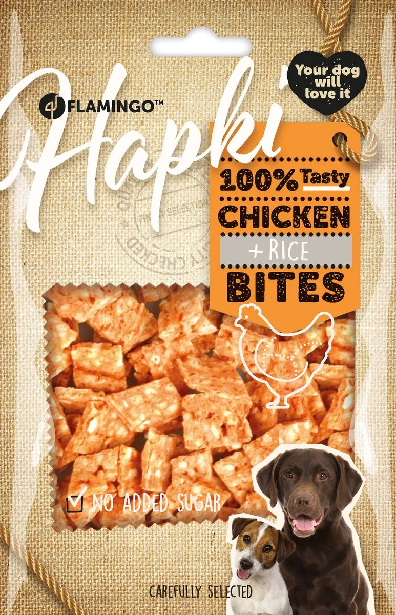 Flamingo Hapki Chick'n Snack Chicken&rice Bites 85g