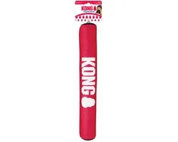 KONG Signature Stick M - 32x5x5cm - Rood/Zwart