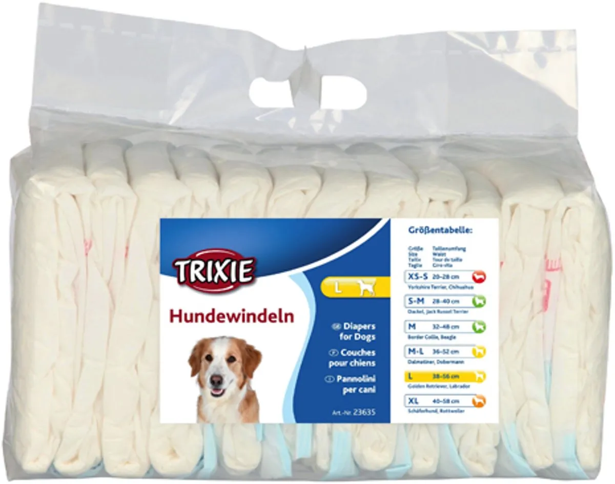 Trixie Hondenluier Teef XS/S - 12 Stuks