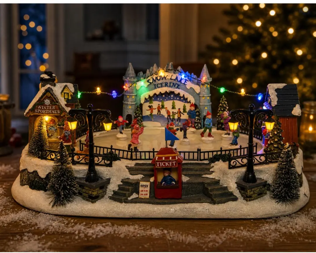 Lumineo Kerstdorp kerst tafereel