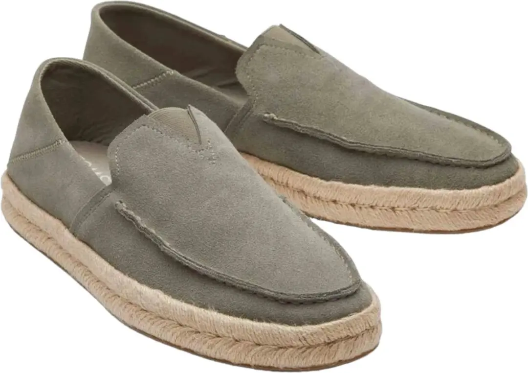 Toms Alonso Loafer Rope Loafers - Instappers - Heren - Groen - Maat 44,5 - afbeelding 5 van 6