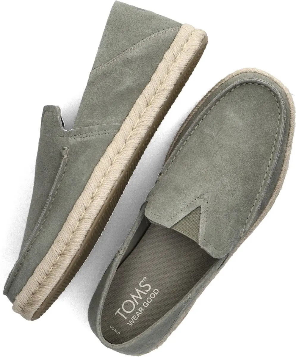 Toms Alonso Loafer Rope Loafers - Instappers - Heren - Groen - Maat 44,5 - afbeelding 4 van 6