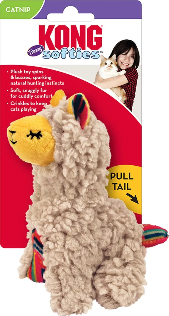 KONG Kattenknuffel Lama - Multicolor