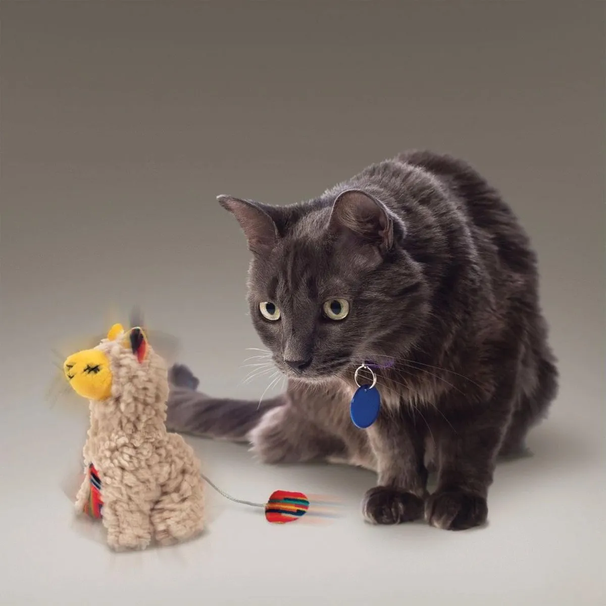 KONG Kattenknuffel Lama - Multicolor