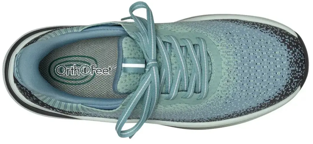 Orthofeet Nira Dames Schoenen - 37.5 - Groen/Blauw - afbeelding 2 van 2