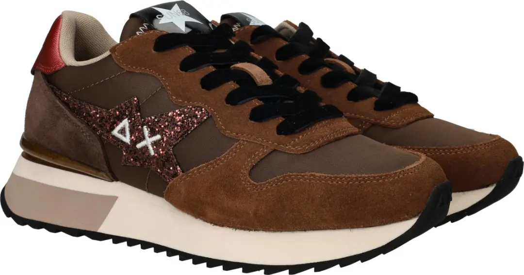 Sun68 Stargirl Glitter Logo - Dames - Bruin - 37 - afbeelding 4 van 6