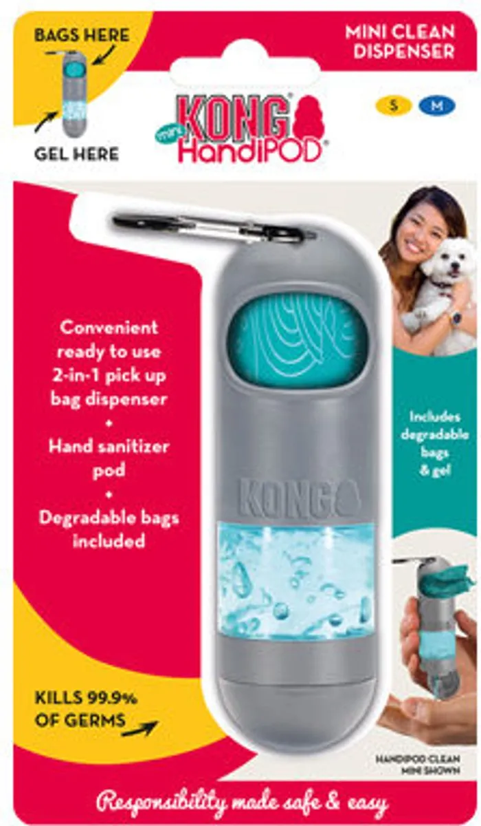 KONG HandiPod Clean Mini Poepzakhouder - 15 Stuks - Multi