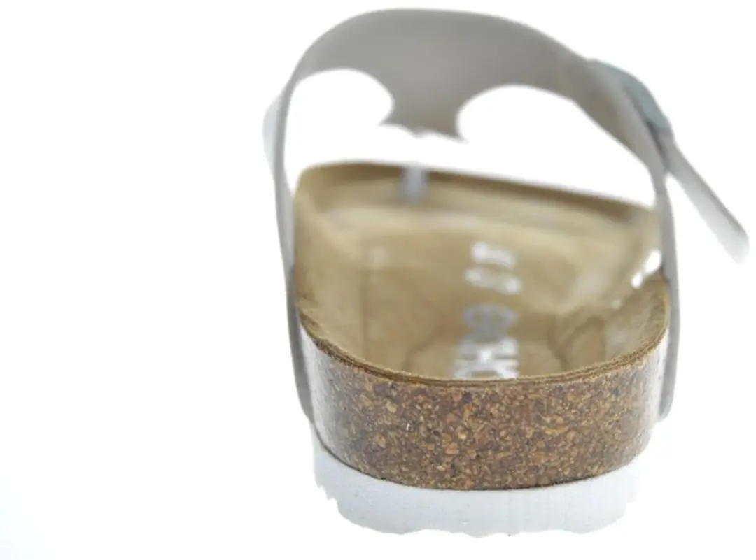 Rohde 5600 Leren Dames Teenslippers - Wit Metallic - afbeelding 4 van 6