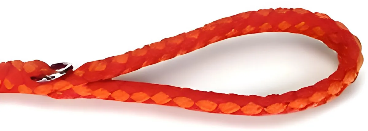 Beeztees Korda Hondenriem - 130cm - Rood/Oranje