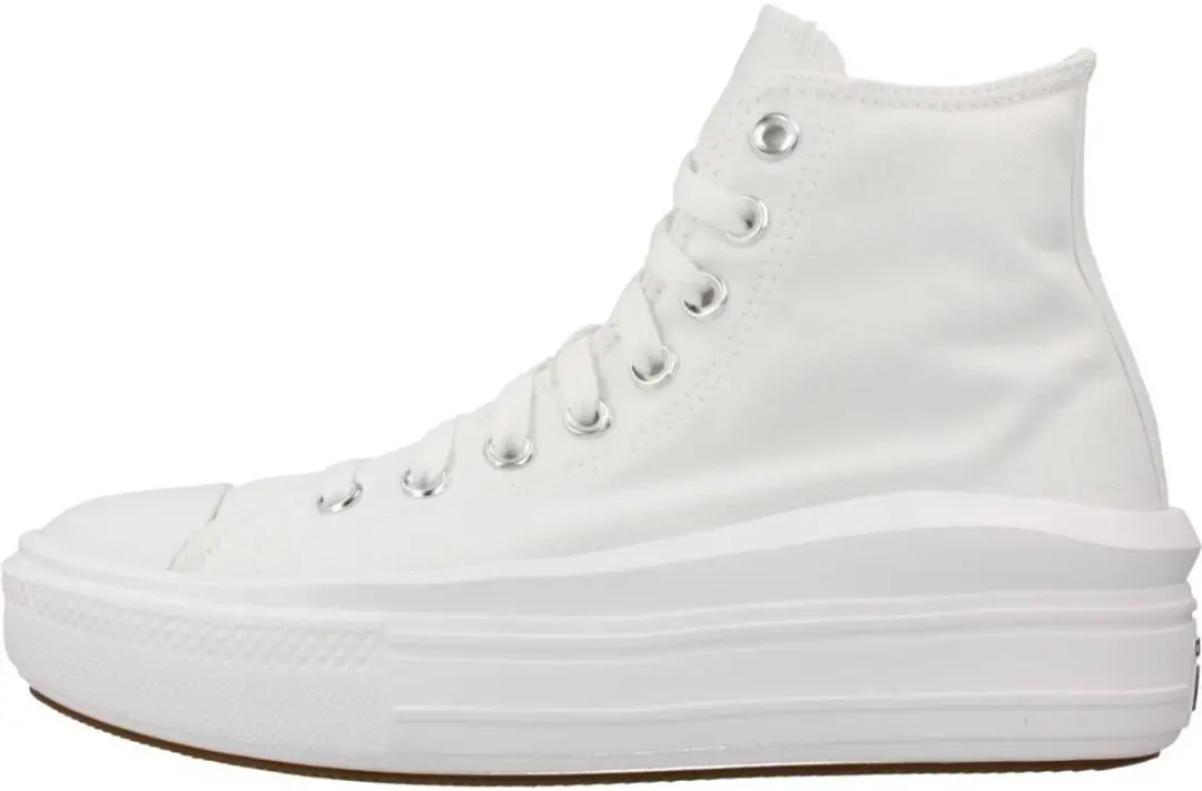 Converse Chuck Taylor All Star Move Hi Dames Sneakers - Wit - afbeelding 2 van 6