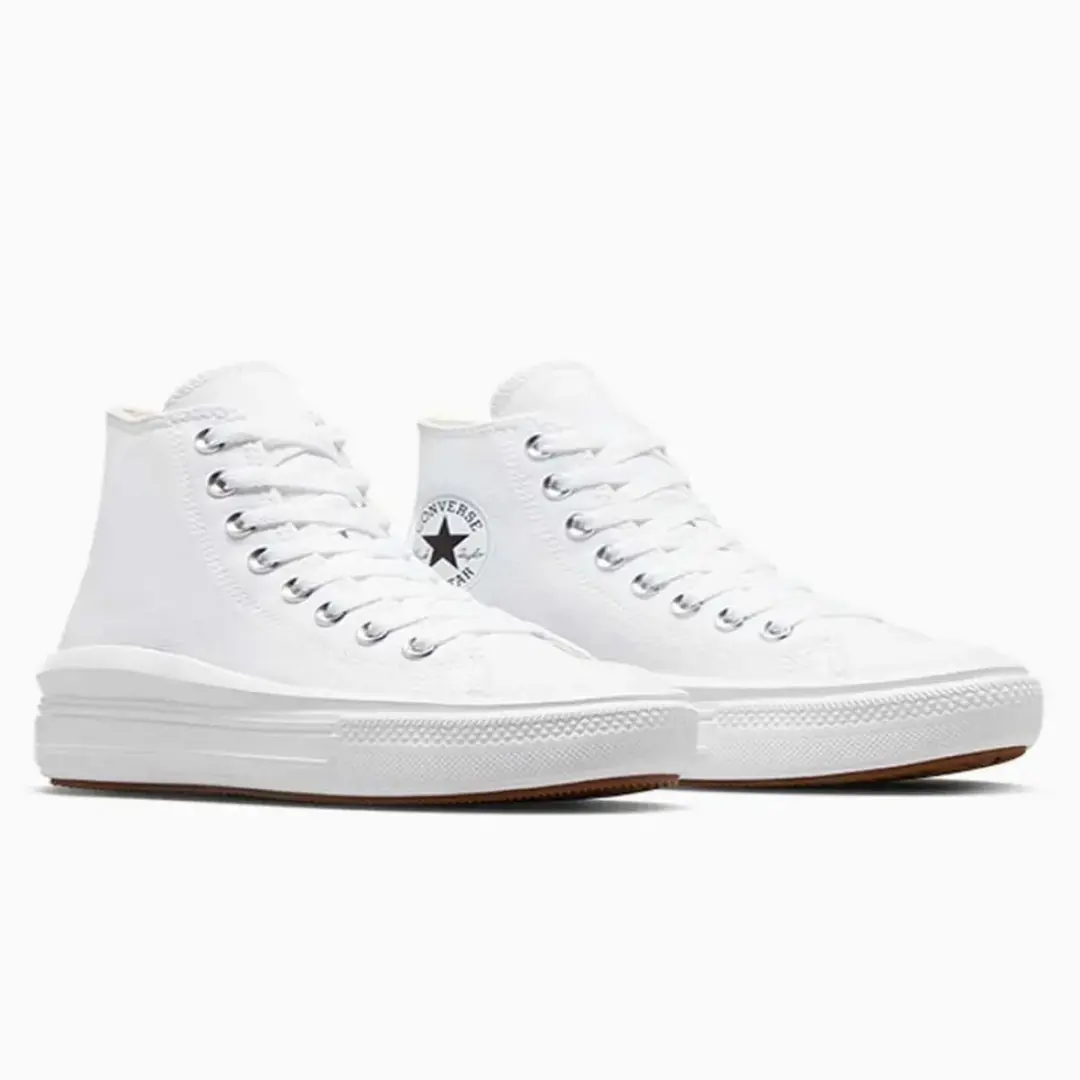Converse Chuck Taylor All Star Move Hi Dames Sneakers - Wit - afbeelding 5 van 6