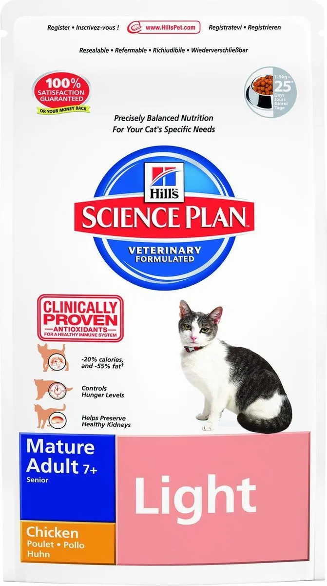 Hill's Science Plan Mature Adult Light Kip 1,5 kg