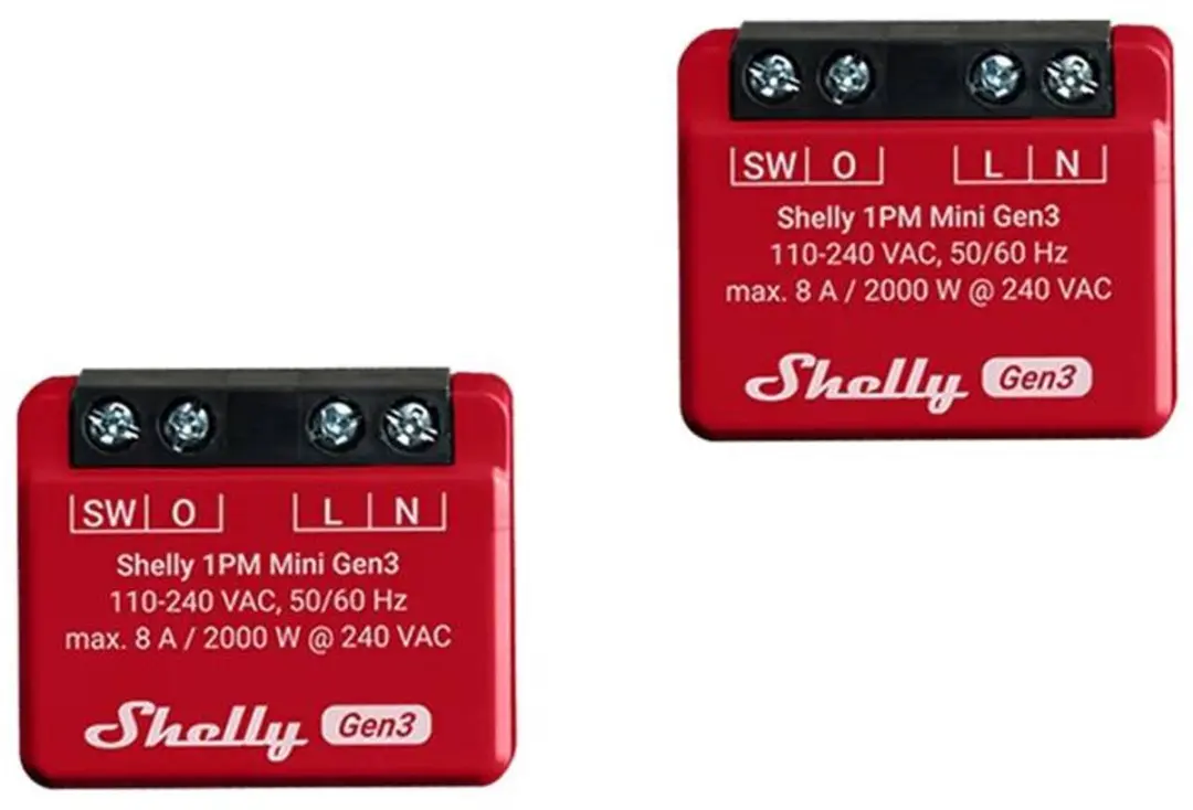 Shelly 1PM Mini Gen3 Controller