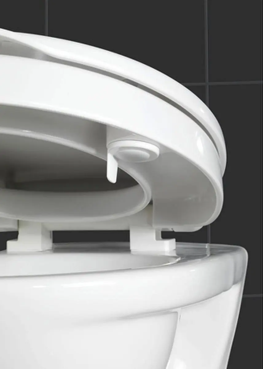 Wenko Secura Toiletverhoger 5cm met Deksel - Wit - afbeelding 3 van 6