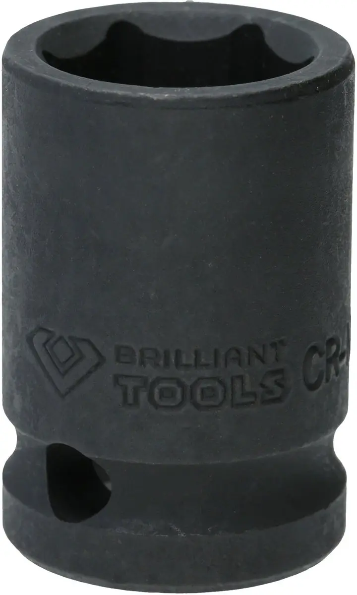 Brilliant Tools 1/2" krachtdop zeskant 17 mm kort BT022639 - afbeelding 3 van 3
