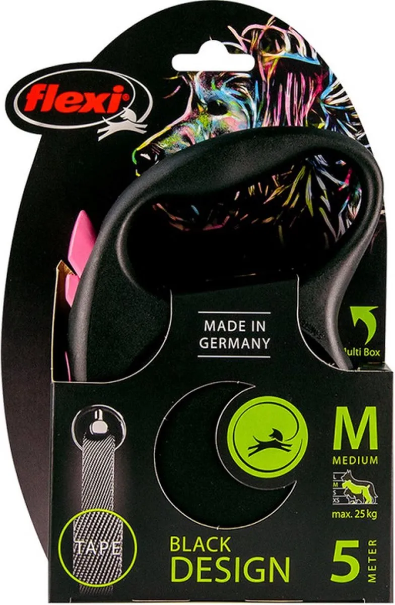Flexi Rollijn Black Design Tape - Roze