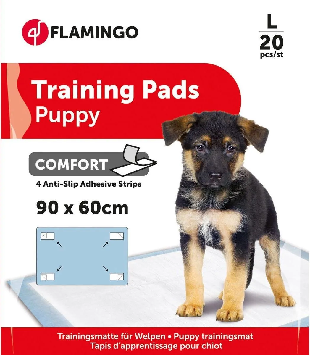 Flamingo Puppy Trainingsmat - Blauw - 20 Stuks - afbeelding 6 van 6