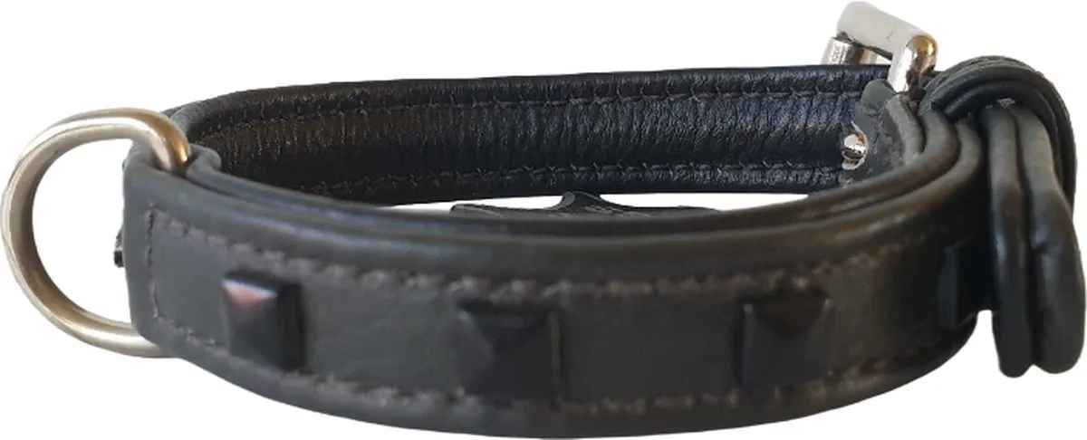 Beeztees DogGear Stud Hondenhalsband - M - Grijs