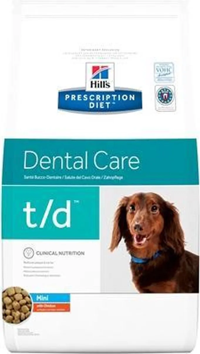 Hill's Canine T/D Mini Hondenvoer - 3 kg