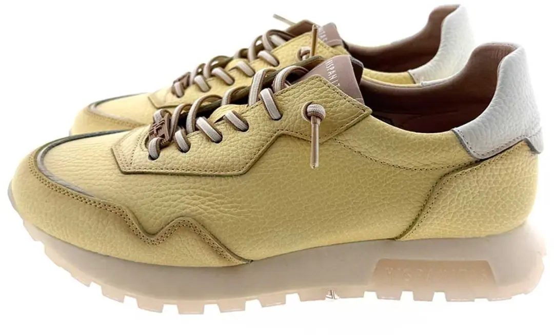 Hispanitas Sneakers Dames Leer - Geel - afbeelding 3 van 6