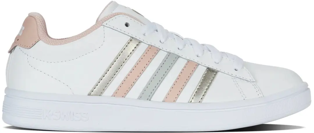 K-Swiss Court Tiebreak II Dames Sneaker - Wit Rose - 41 - afbeelding 6 van 6