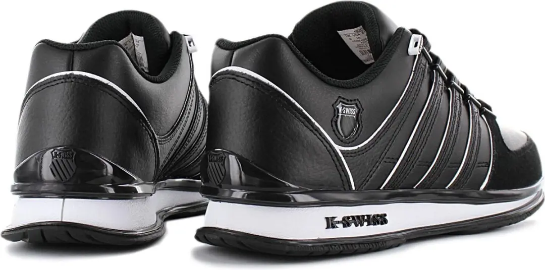 K-Swiss Rinzler Leather Heren Sneakers - Zwart - afbeelding 3 van 5