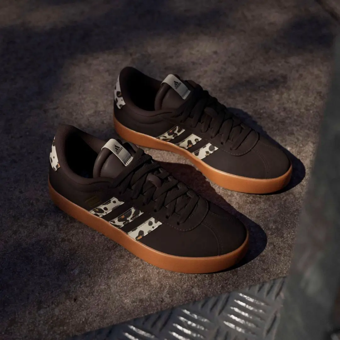 adidas VL Court 3.0 Sneakers - Bruin - afbeelding 4 van 6