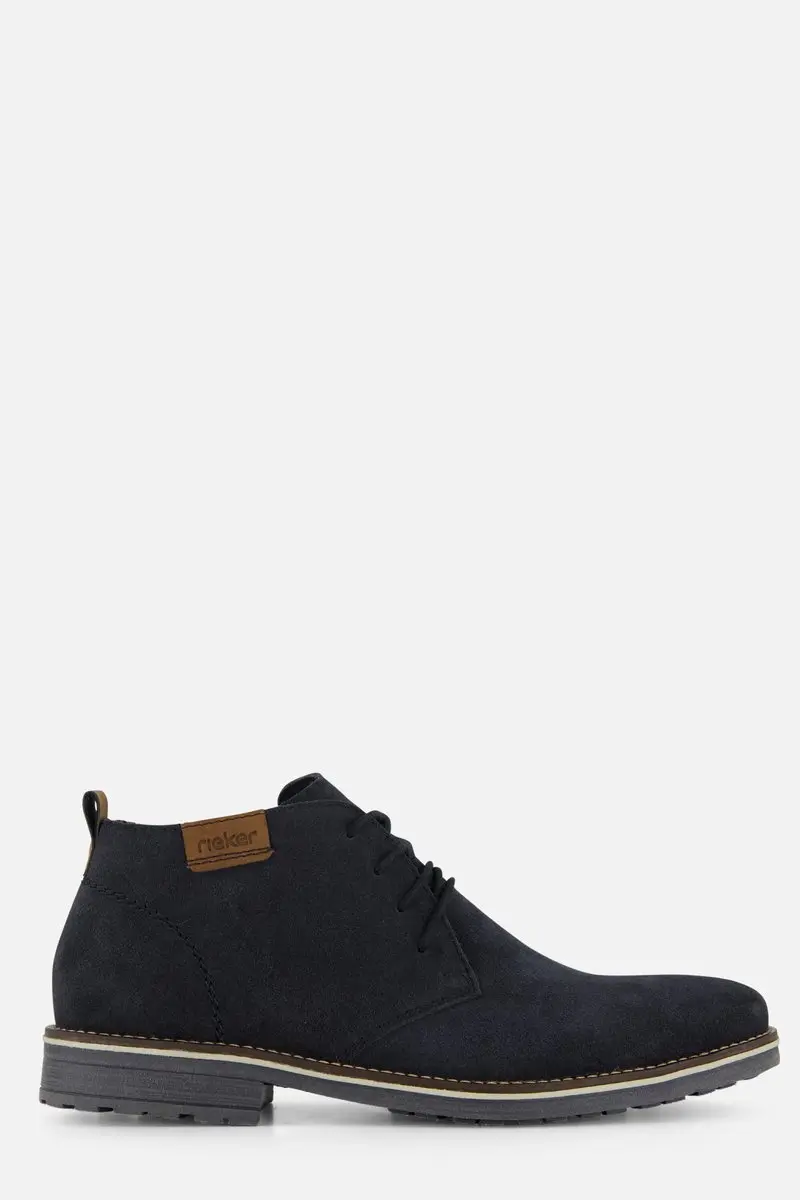 Rieker Veterboots blauw Synthetisch