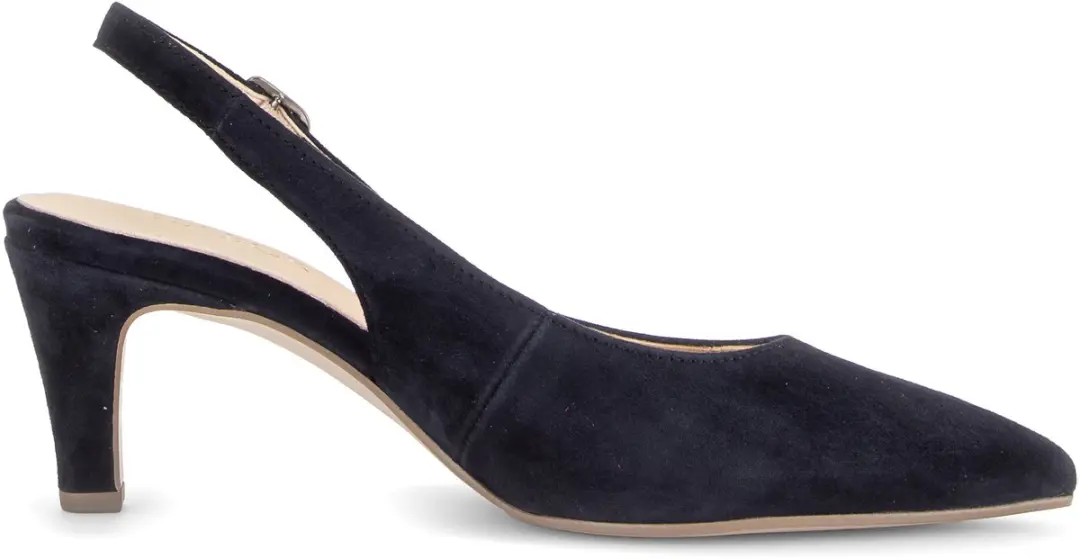 Gabor Dames Slingback pumps donkerblauw maat 38,5