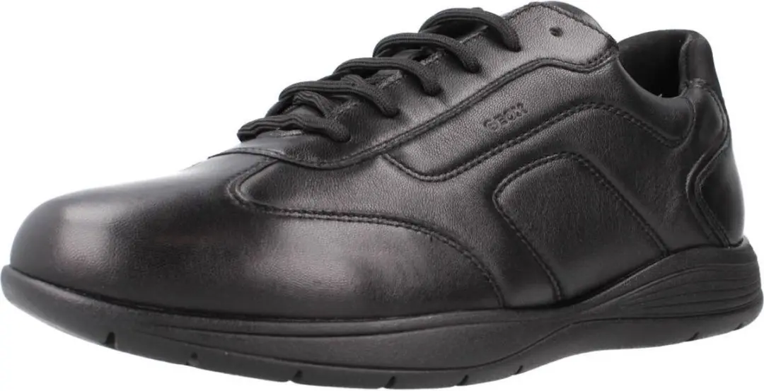 Geox Spherica Herenschoenen Sportschoenen Sneakers Zwaart
