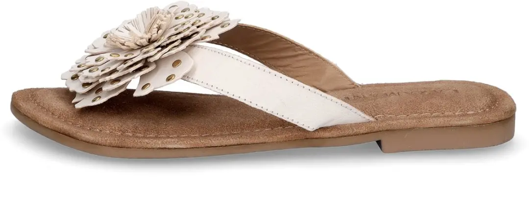 Lazamani Nomi Teenslippers - wit - Maat 42 - afbeelding 4 van 6
