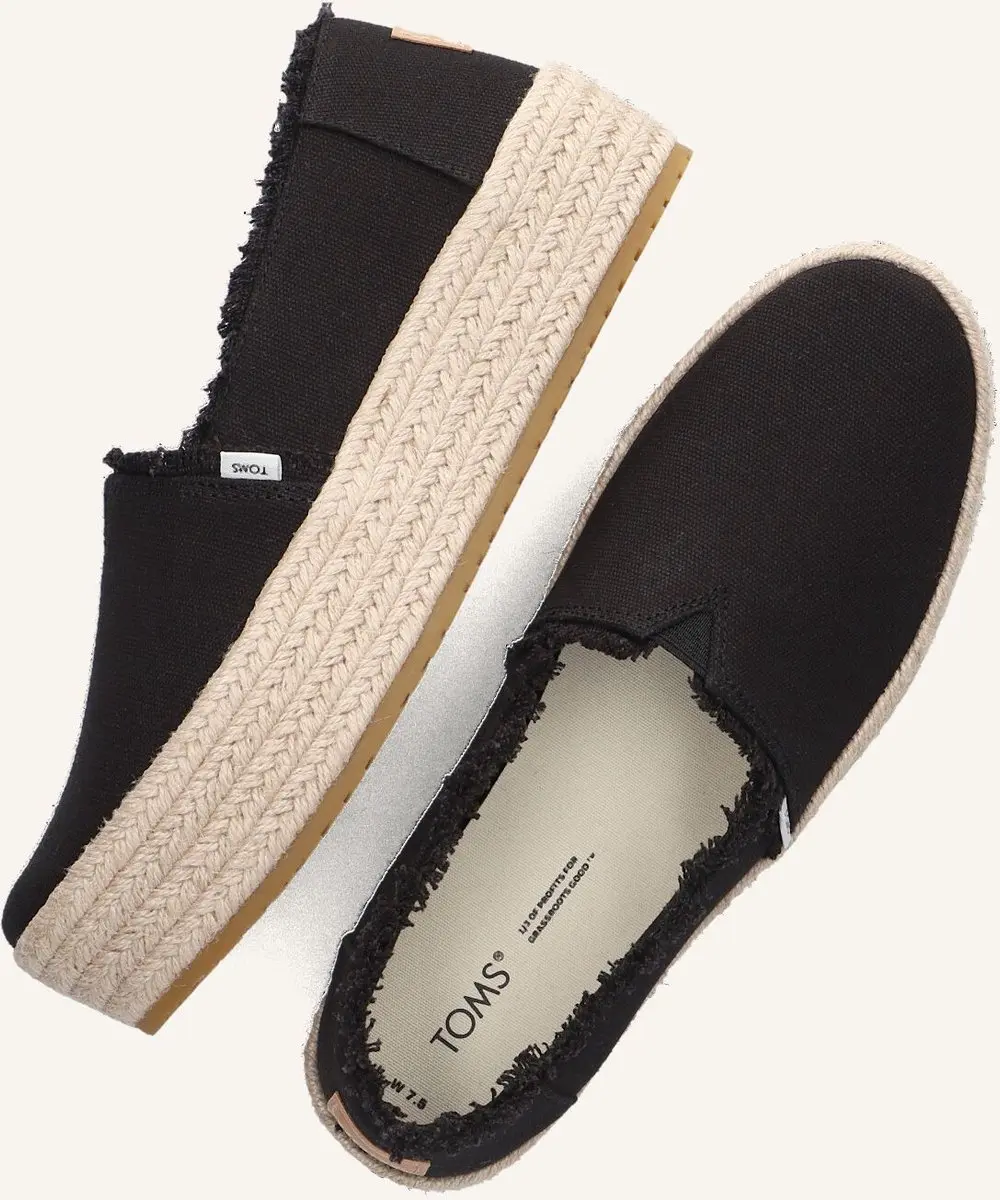 TOMS Valencia Dames Espadrilles - Zwart - 37,5 - afbeelding 3 van 6