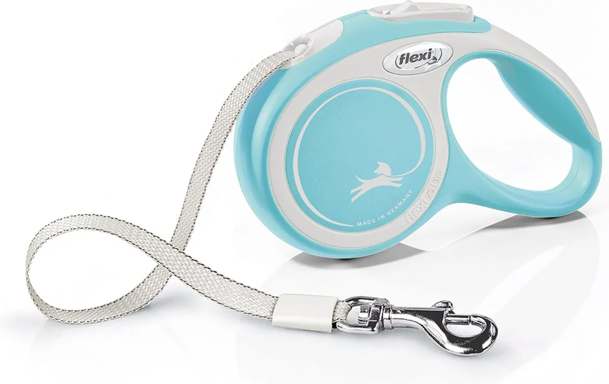 Flexi New Comfort Hondenriem - Lichtblauw XS - afbeelding 6 van 6