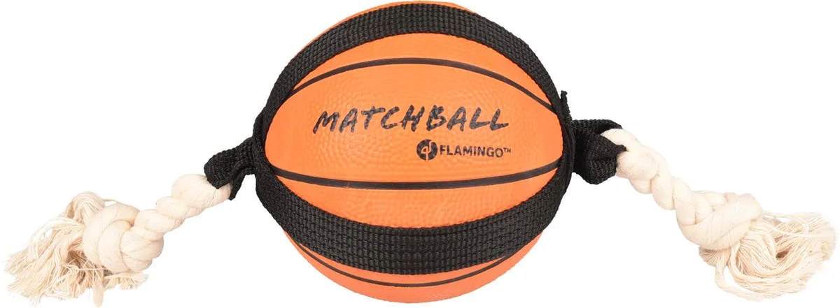 Flamingo Matchball Basketbal Hondenspeelgoed 40cm