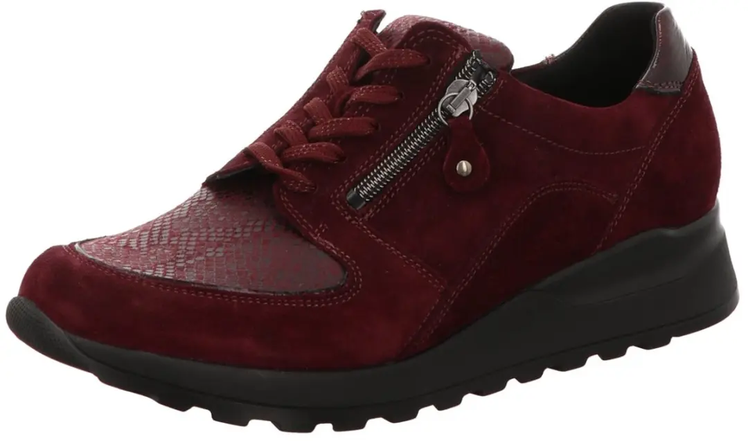 Waldläufer Dames Veterschoenen bordeaux maat 41