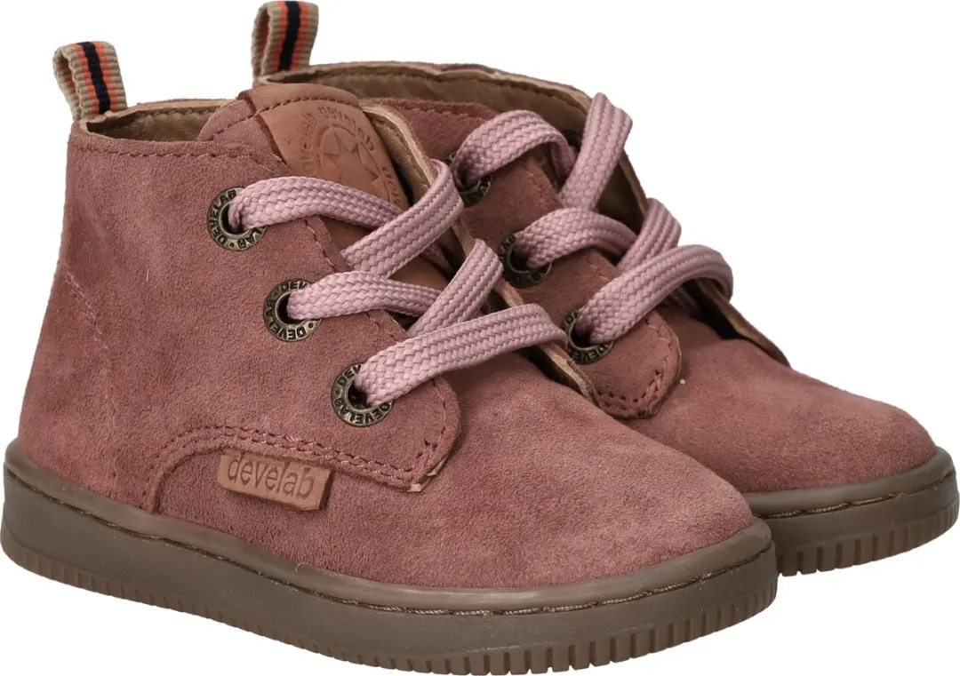 Develab Firststeps Babyschoentjes - Roze - Maat 21 - afbeelding 3 van 4