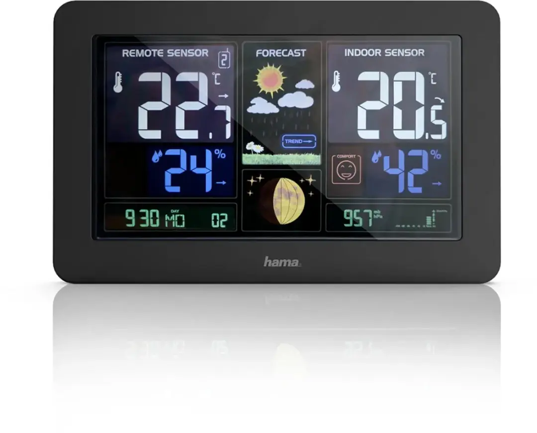 Hama Weerstation Premium - Zwart - afbeelding 3 van 6