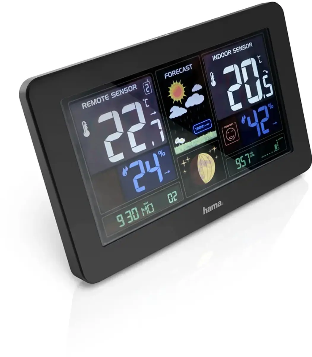 Hama Weerstation Premium - Zwart - afbeelding 2 van 6