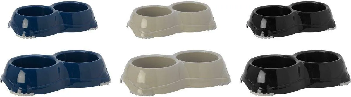 Flamingo Hondenvoerbak Duplex Leno Classic - 26x14x5,5cm - afbeelding 6 van 6