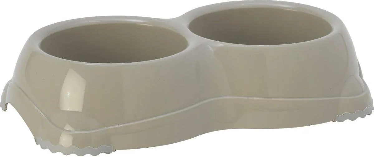 Flamingo Hondenvoerbak Duplex Leno Classic - 26x14x5,5cm - afbeelding 4 van 6