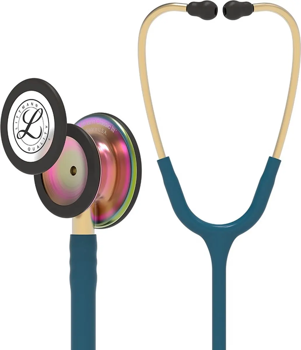 Littmann Classic III Stethoscoop 5807 Special Edition borststuk in regenboogafwe