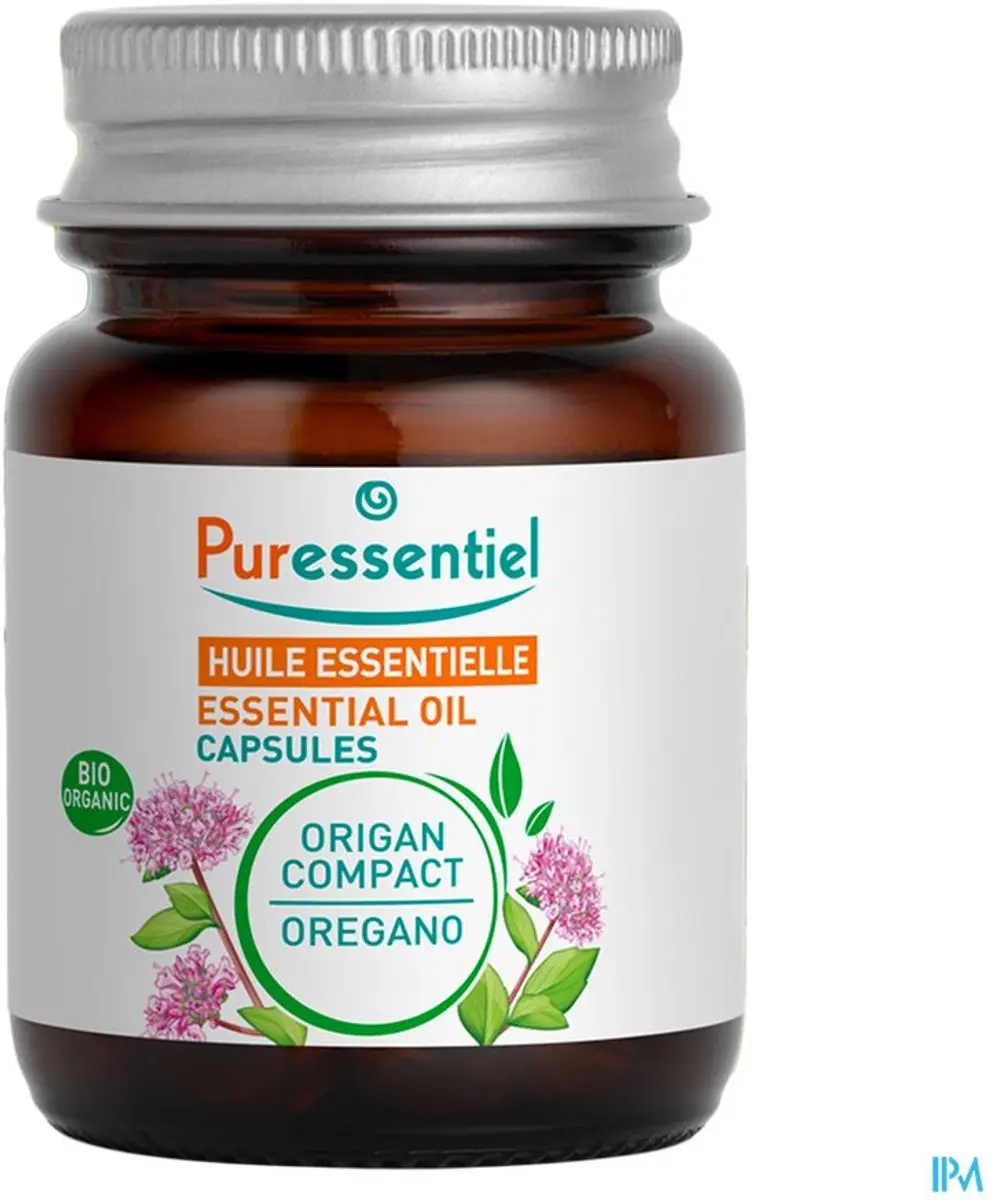 Puressentiel Origan Compact Olie Bio - 60 Capsules - afbeelding 2 van 3