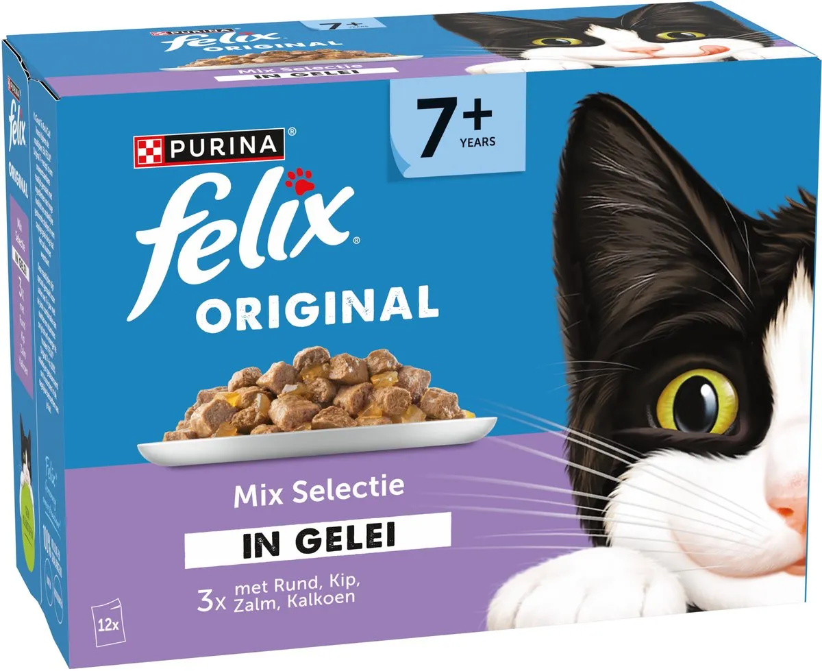 Felix Original Mix Selectie Gelei 7+ Jaar - 12x85g