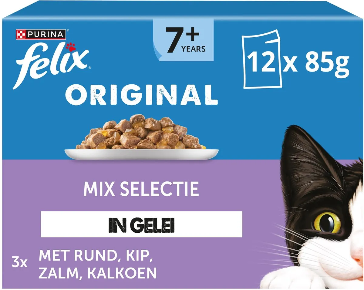 Felix Original Mix Selectie Gelei 7+ Jaar - 12x85g