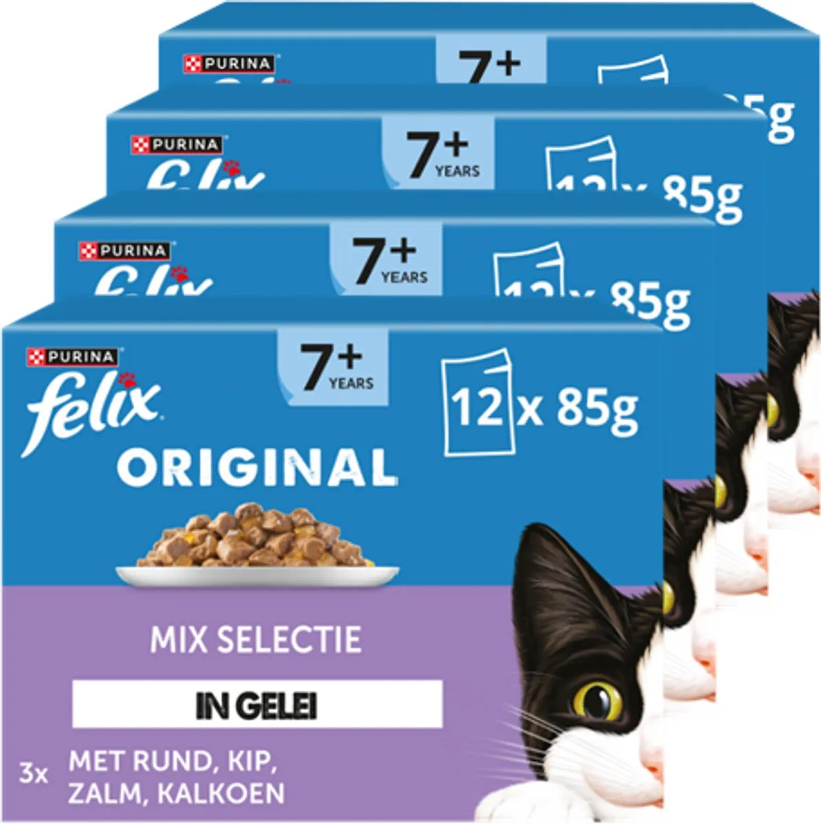 Felix Original Mix Selectie Gelei 7+ Jaar - 12x85g