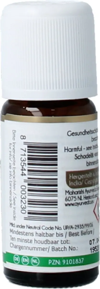 Maharishi Ayurveda Vata Aroma Olie 10ml - afbeelding 2 van 5