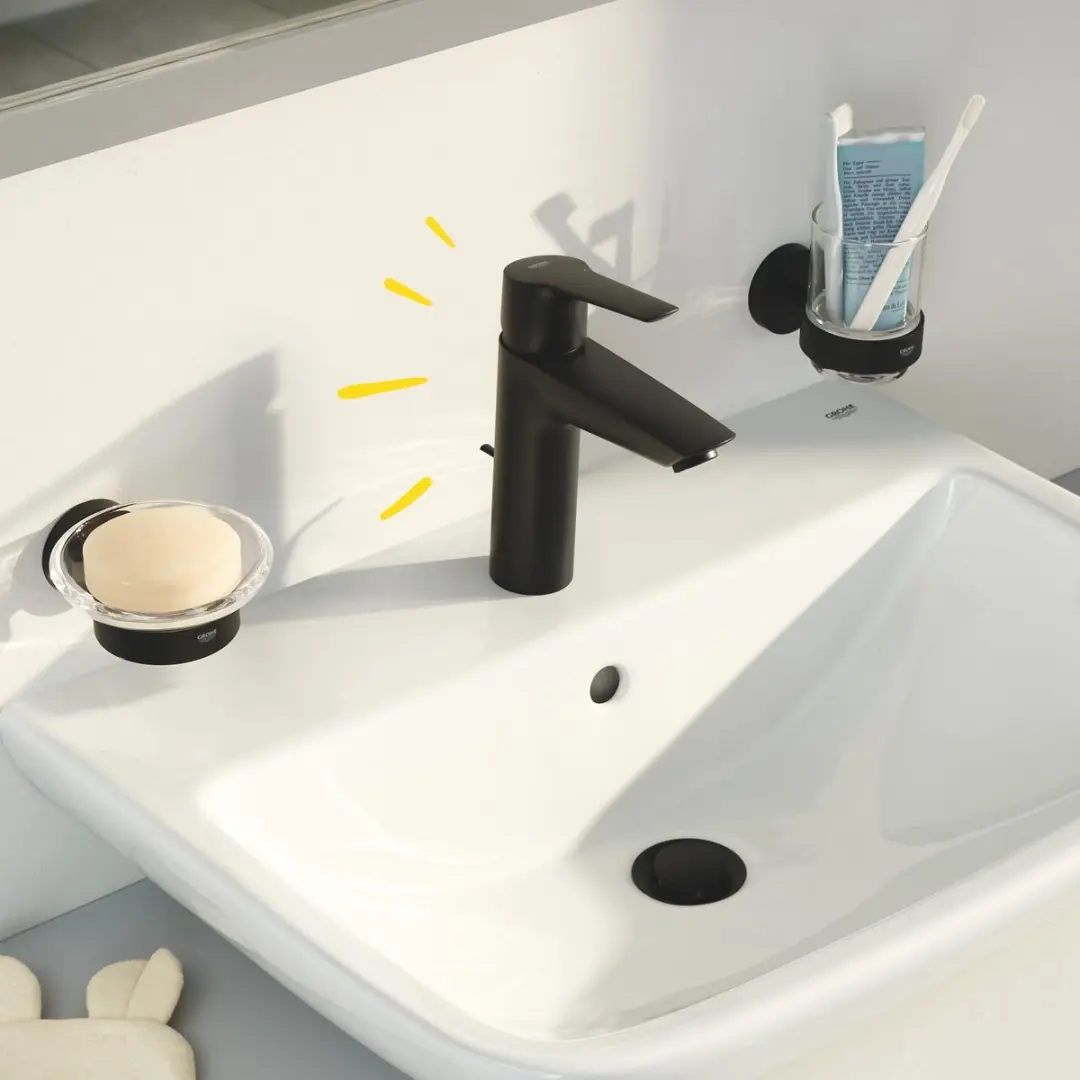 GROHE Start M-Size Wastafelmengkraan 235522432 - Mat Zwart - afbeelding 6 van 6