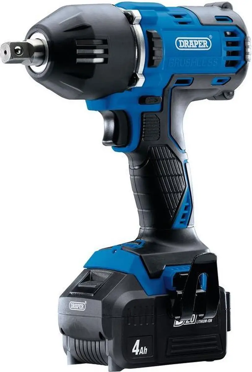Draper D20 20V Brushless Accu Slagmoersleutel 1/2