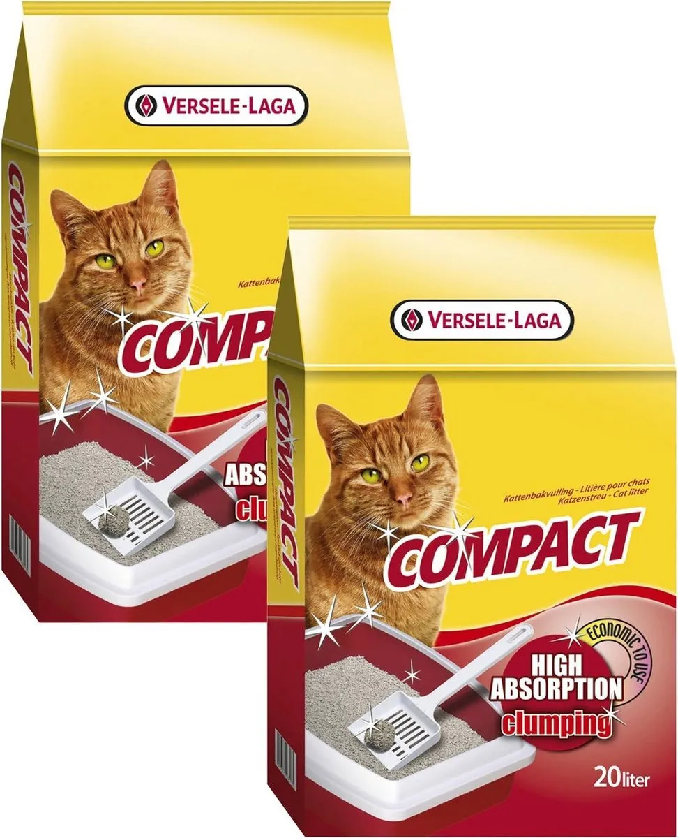 Versele-Laga Compact Klontvormend Bentoniet Kattenbakvulling 40L