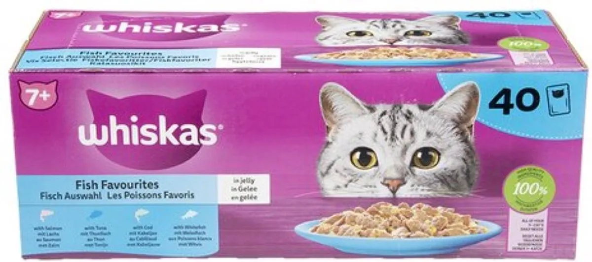 Whiskas 7+ Vis Selectie in Gelei
